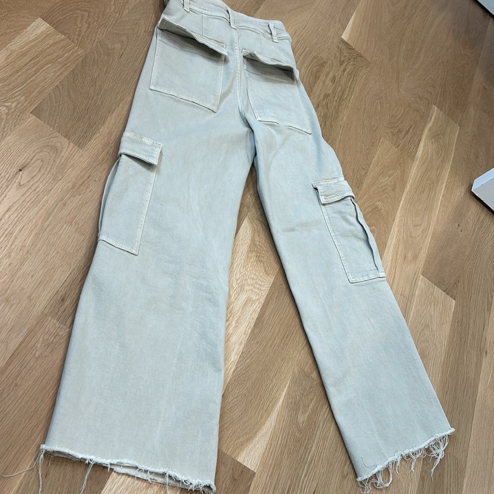 Zara marine cargo jeans size 0/2 - Picture 9 of 9